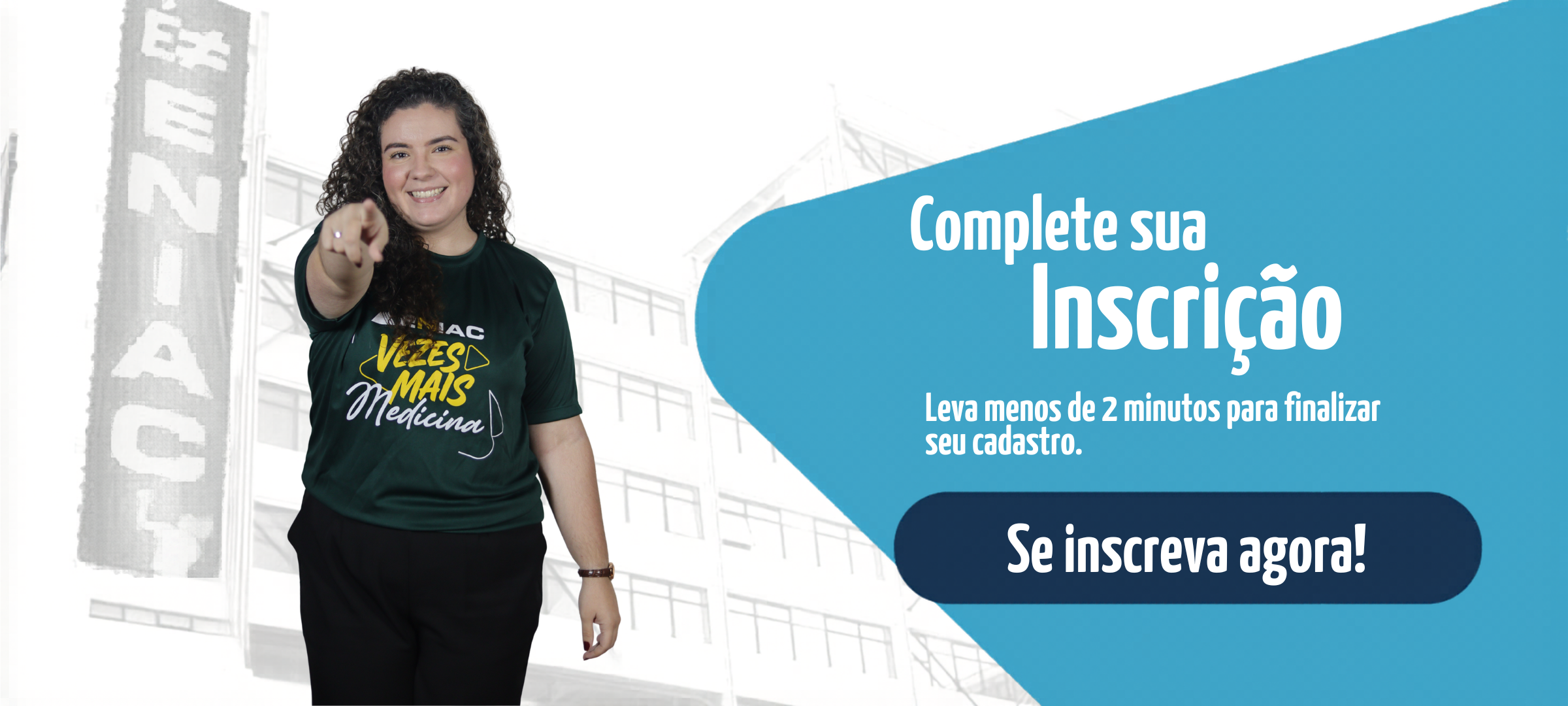 Clique aqui para completar a sua Inscrição